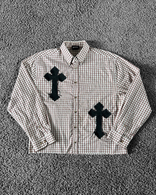 CROSS BUTTON UP